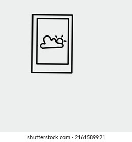 imagen de nube con sol, tipo de foto