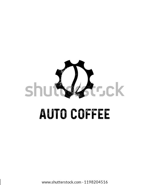 Image of a coffee, leaves\
and gears.