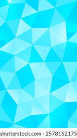 Image of cold ice. Sparkling polygons suitable for summer. Vector backgrounds.