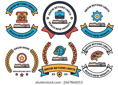 La Imagen es una colección de seis diseños de logotipos diferentes