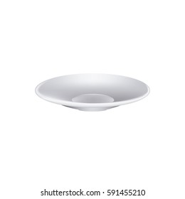 image color with dish for serving vector illustration