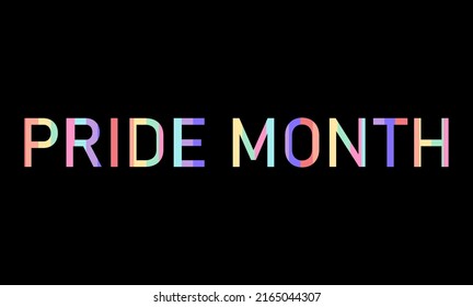 The image of a colorful letter consists of red, orange, yellow, green, purple, and blue with a black background.