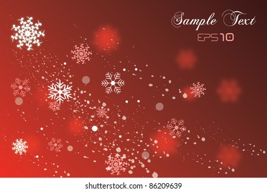 Image of a colorful winter red background.