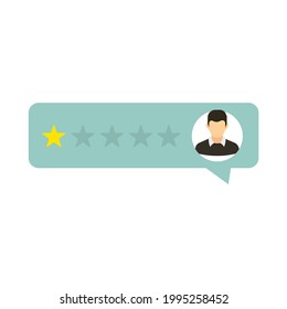 imagen de los comentarios, varios comentarios positivos y negativos, ilustración vectorial