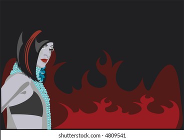 Image of composed woman