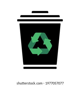 an image with the concept of a recycling bin