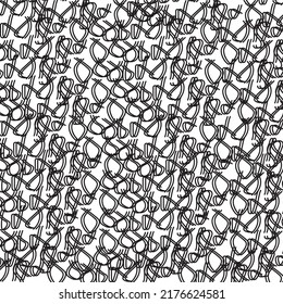 La imagen consiste en líneas abstractas que se duplican.