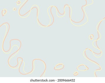 The image consists of yellow and orange lines on a blue background.This illustration can be used to design business cards, websites and other web designs. 