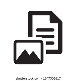 Image content icon.gallery,file (vector illustration)