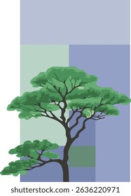 the image conveys the idea of balancing natural beauty with geometric harmony, emphasizing aesthetics that are both visually pleasing and spiritually or culturally meaningful.