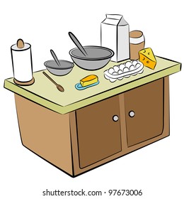 2,611 Cartoon kitchen counter Images, Stock Photos & Vectors | Shutterstock