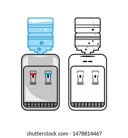 image of the cooler on white background