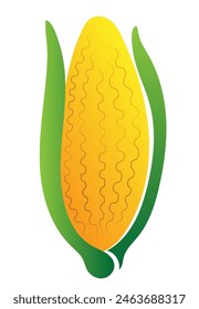 Image of corn with a gradient.