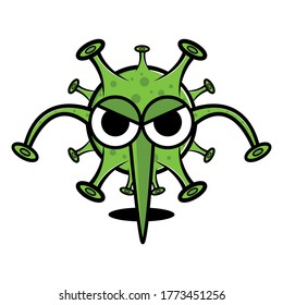 Imagen de la ilustración del virus de la corona