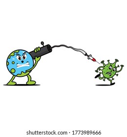 Image of corona virus illustration

