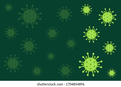imagen de una molécula de coronavirus sobre un fondo oscuro