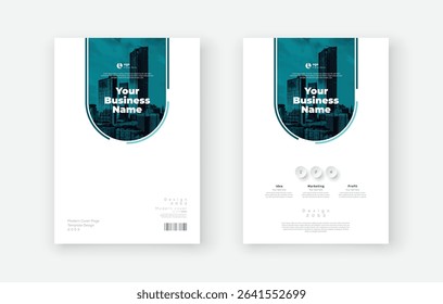 Image Corporate Book Cover Design Template in A4. Can be adapt to Brochure, Annual Report, Magazine, Poster, Business Presentation, Portfolio, Flyer, Banner