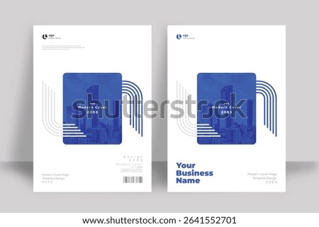 Image Corporate Book Cover Design Template in A4. Can be adapt to Brochure, Annual Report, Magazine, Poster, Business Presentation, Portfolio, Flyer, Banner