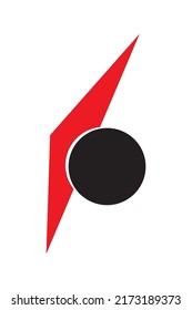 BILD DES KREATIVEN LOGOS. NUMMER 20. SCHWARZ ROTER HINTERGRUND. VEKTORTEMPLATIONEN