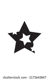 IMAGEN DE LOGO CREATIVO. NÚMERO 22. FONDO NEGRO. PLANTILLAS DE VECTOR