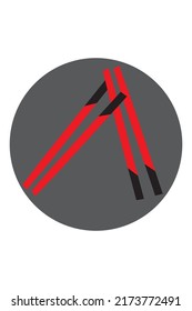 IMAGE OF CREATIVE LOGO. NUMBER 29. BLACK RED BACKGROUND. VECTOR TEMPLATES