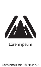 IMAGE OF CREATIVE LOGO. NUMBER 8. BLACK BACKGROUND. VECTOR TEMPLATES