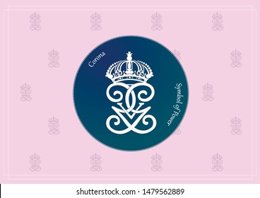 
Image of crown logo on a pink background