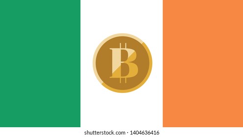 Image of cryptocurrency Ireland clip art.