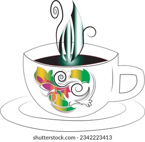image of a cup of coffee
coffee illustration logo for restaurant and cafe
vector image of a cup of coffee
