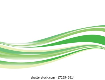 Image of curved green background