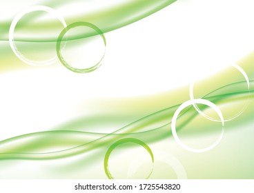 Image of curved green background