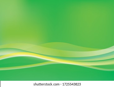 Imagen de fondo verde curvo