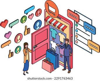 Image of D2C trading and SNS sales strategy