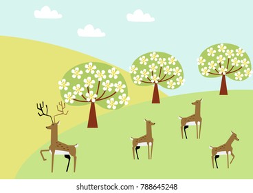 動物 春夏秋冬 のイラスト素材 画像 ベクター画像 Shutterstock