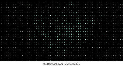 image of defocused stadium lights. Abstract blue and green background with neon effects and colorful lights.