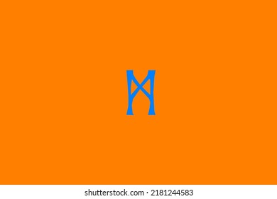 image depicting a rune in the center on an orange background and a celestial subject, in this case the rune is Mannaz