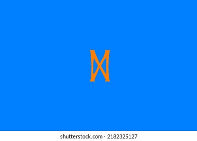 image depicting a rune in the center on a celestial background and an orange subject, in this case the rune is Dagaz