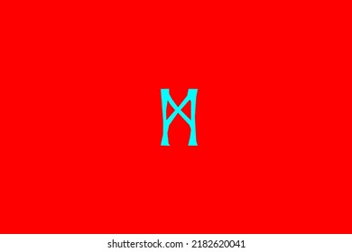 image depicting a rune in the center on a red background and a light celestial subject, in this case the rune is Mannaz