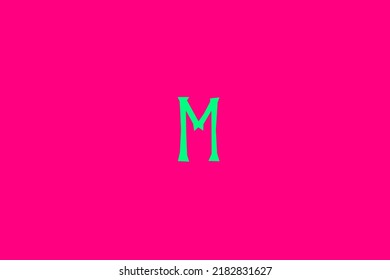 image depicting a rune in the center on a pink background and sea water subject, in this case the rune is Ehwaz