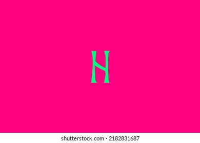 image depicting a rune in the center on a pink background and sea water subject, in this case the rune is Hagalaz