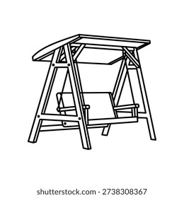 The image depicts a basic wooden sawhorse structure designed for supporting planks, boards, or other materials. It consists of four legs, two angled braces, and a horizontal crossbar at the top. The sawhorse is typically used in carpentry, construction, or DIY projects to keep materials steady and elevated.