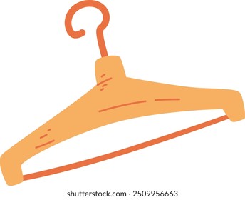 The image depicts a clothes hanger