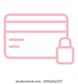 The image depicts a credit card with a padlock icon, symbolizing the secure nature of online transactions and the protection of sensitive financial information.