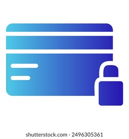 The image depicts a credit card with a padlock icon, symbolizing the security and protection associated with using a credit card.