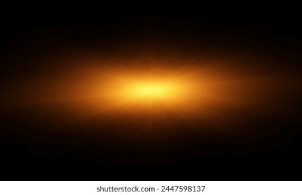 The image depicts a golden light including sunlight and glow effect . 
