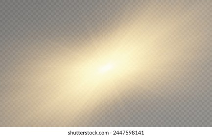 The image depicts a golden light including sunlight and glow effect . 