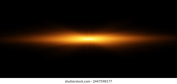 The image depicts a golden light including sunlight and glow effect . 