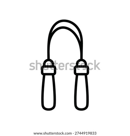 The image depicts a pair of jump ropes with two handles connected by a single, continuous rope. These are commonly used for fitness exercises, such as jumping rope, to improve cardiovascular health, coordination, and endurance. The handles are designed for easy gripping, and the rope is flexible for smooth movement.