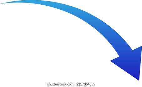 Image of descending line graph