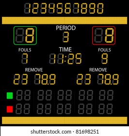 Scoreboard Numbers Images, Stock Photos & Vectors | Shutterstock